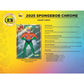 Topps 2025 SpongeBob Chrome 25th Anniversary 7-Pack Blaster Box