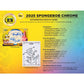 Topps 2025 SpongeBob Chrome 25th Anniversary 7-Pack Blaster Box