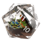 Magic: The Gathering x Teenage Mutant Ninja Turtles 55mm D20 Spindown Life Counter | Oversized Collectible Gaming Accessory by Sirius Dice