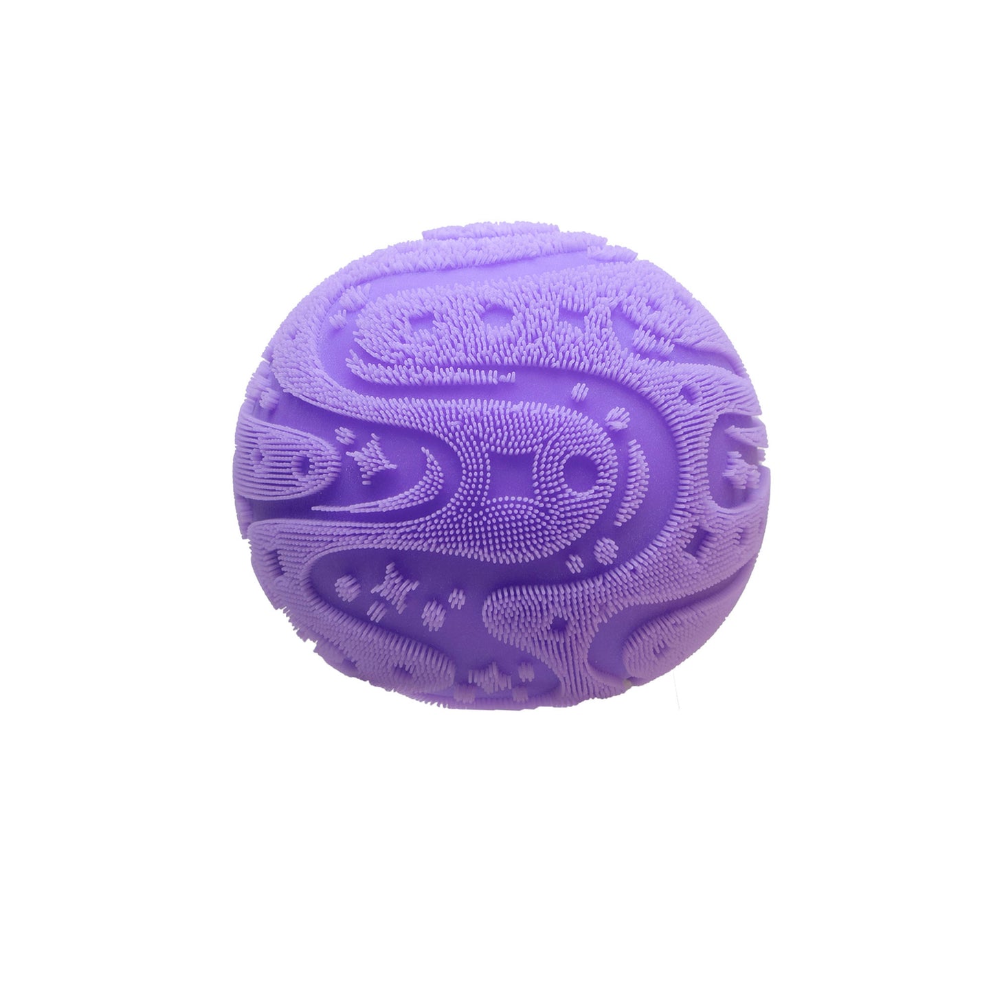 NeeDoh Fuzz Ball - Sensory Squeeze Toy - Purple