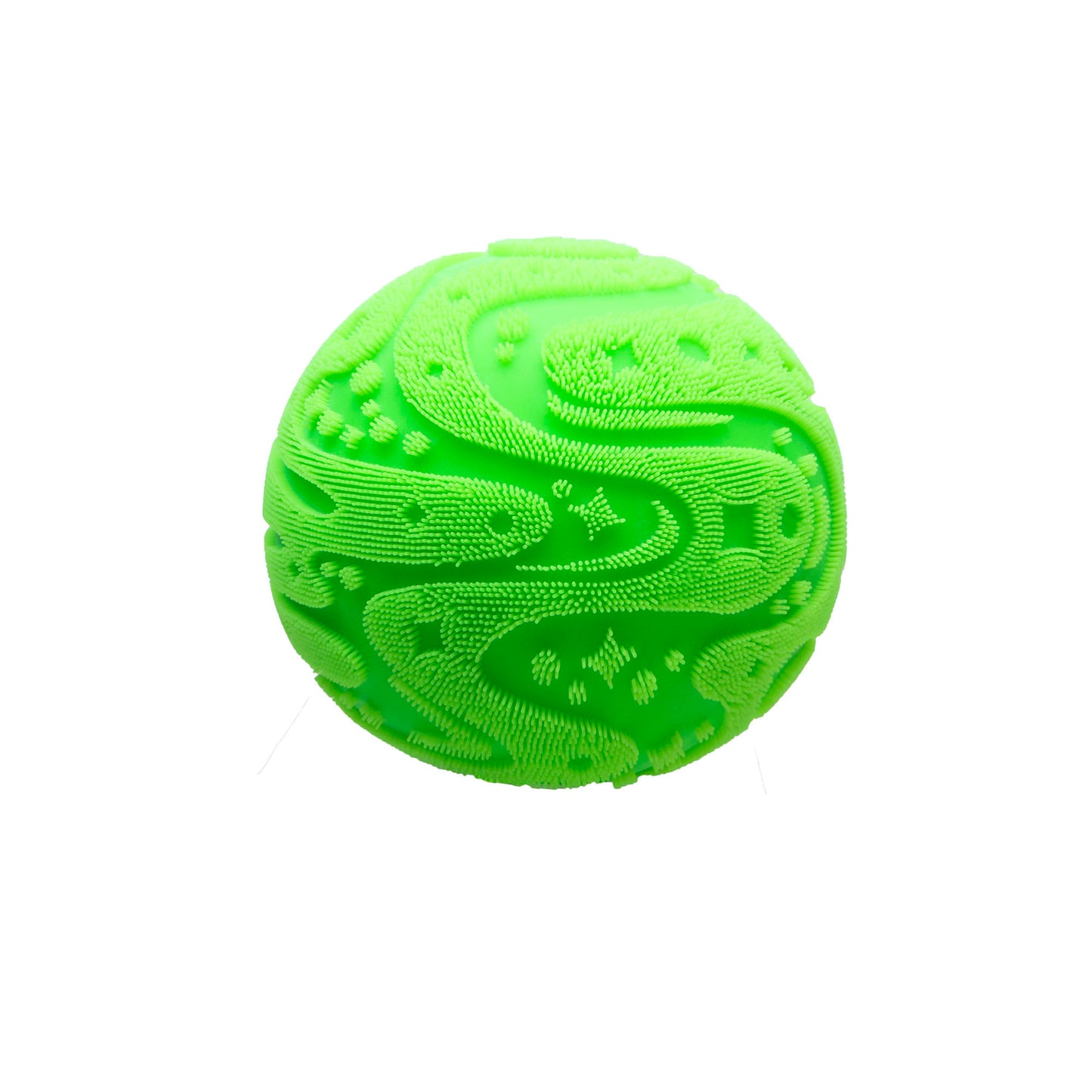 NeeDoh Fuzz Ball - Sensory Squeeze Toy - Green