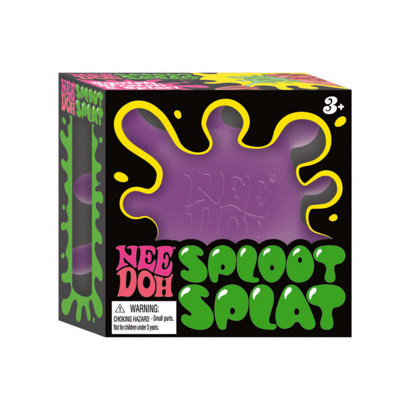 NeeDoh SplootSplat -The Splat that Sploots - Sensory Toy to Squish, Squeeze, and Pull - Purple