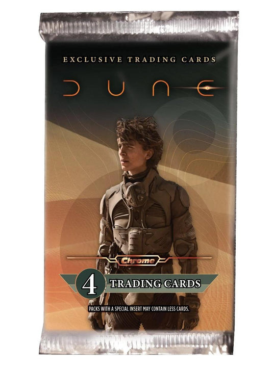 Topps 2024 Dune Chrome Trading Cards Value Blaster Pack | Factory Sealed Pack | 4 Cards