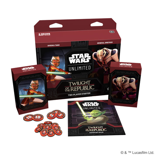 Star Wars Unlimited Twilight of the Republic Two-Player Starter Deck