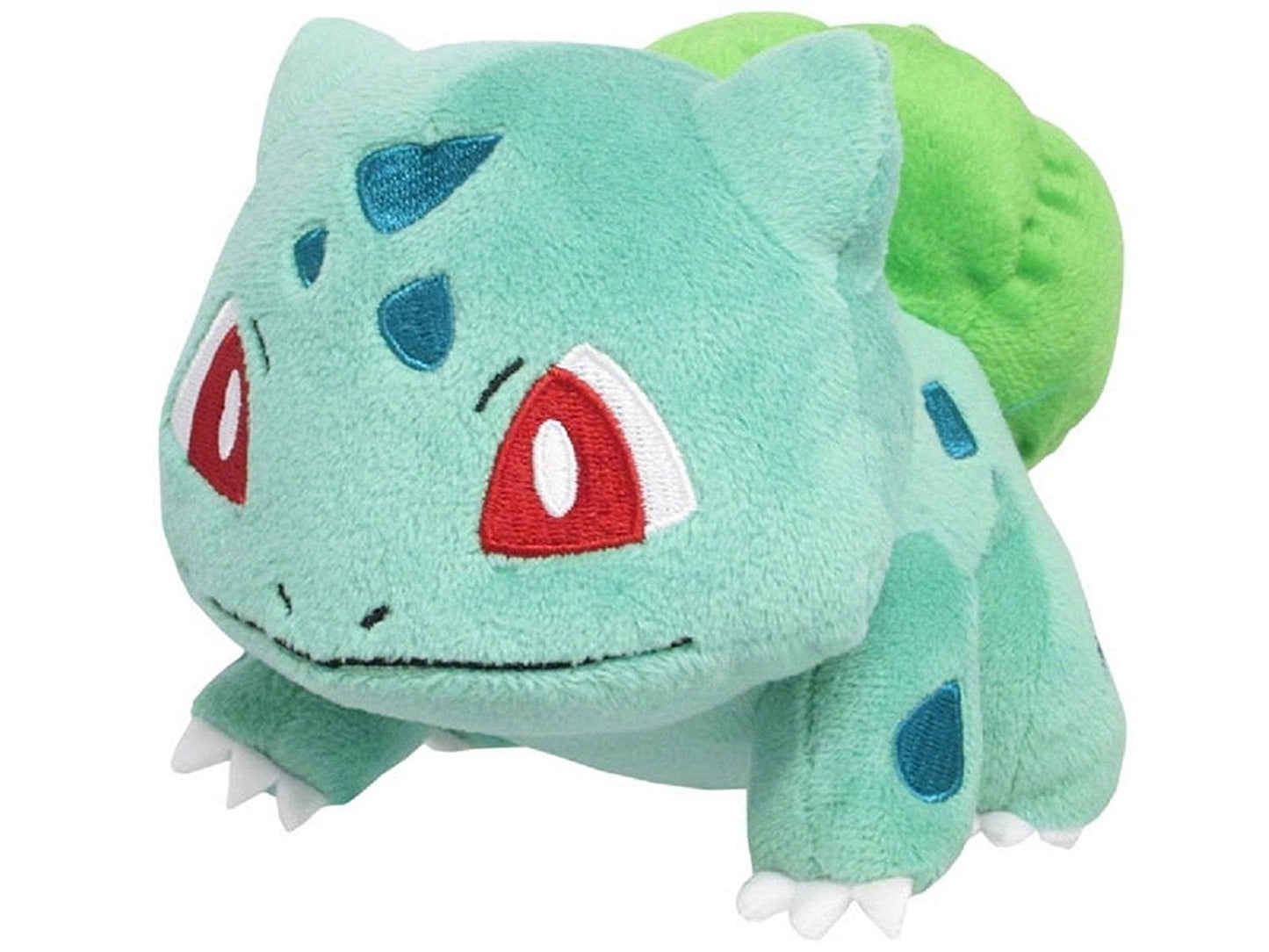 Sanei Pokemon All Star Series PP17 Bulbasaur Stuffed Plush, 4",Green, Blue