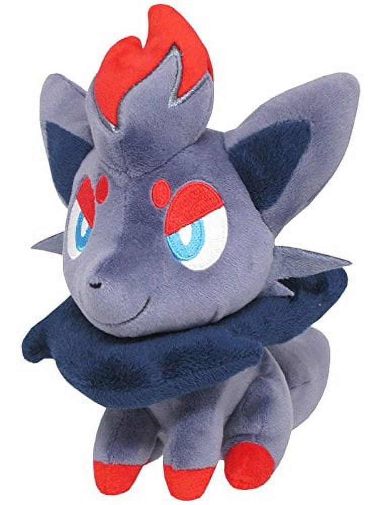 Sanei Pokemon All Star Collection Zorua Stuffed Plush Toy, 7"