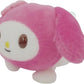 Sanrio Fluffy My Melody Yes Type Plush H 4.1 x W 6.3 x D 5.9 inches (10.5 x 16 x 15 cm)