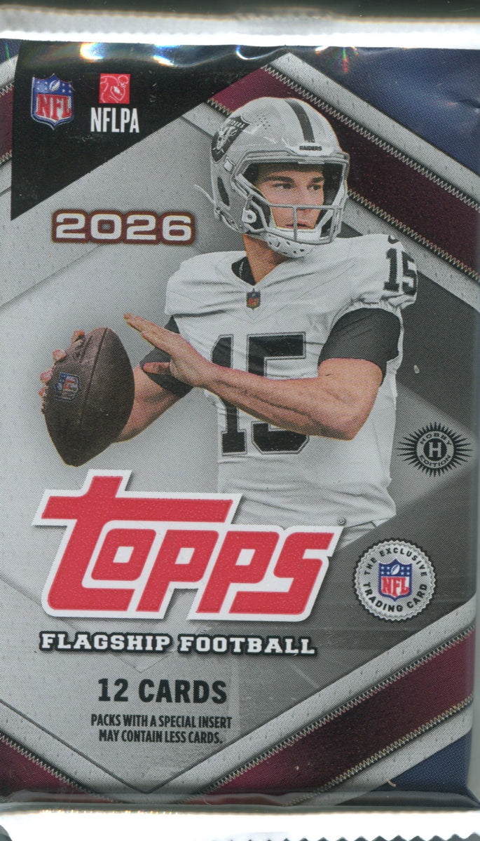 2026 Topps NFL Flagship Football - Factory Sealed - Value Pack