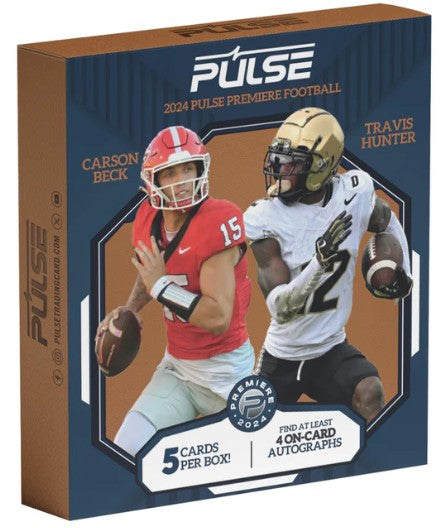 2024 Pulse Premier Football Hobby Box - 5 Autographed Cards!