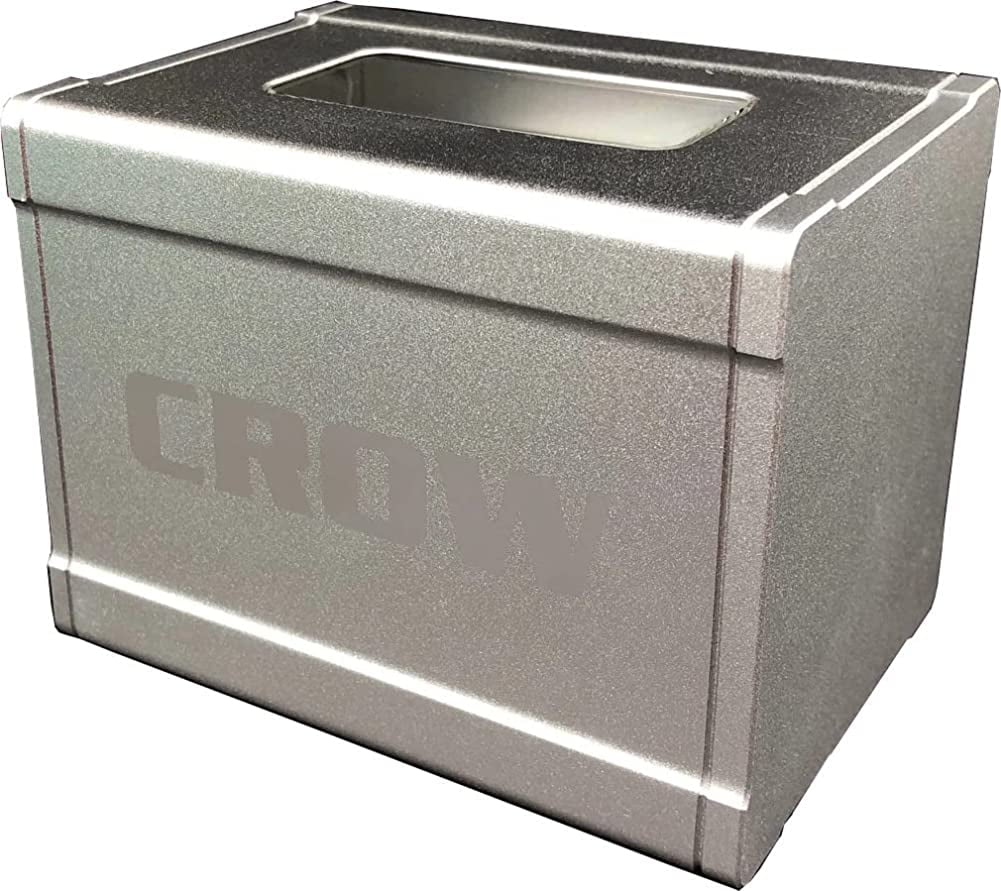 Silver Satin Crow Box Gods Premium High Strength Deck Box Case Protector