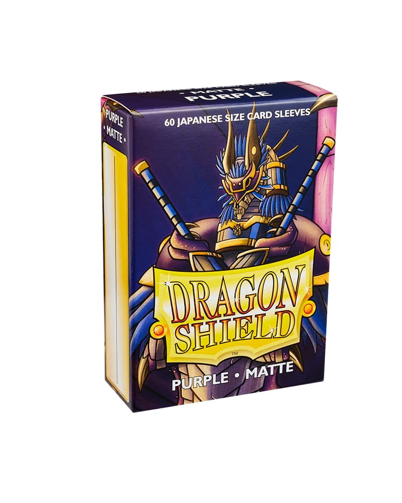 Dragon Shield Matte Mini Japanese Purple 60 ct Card Sleeves Individual Pack