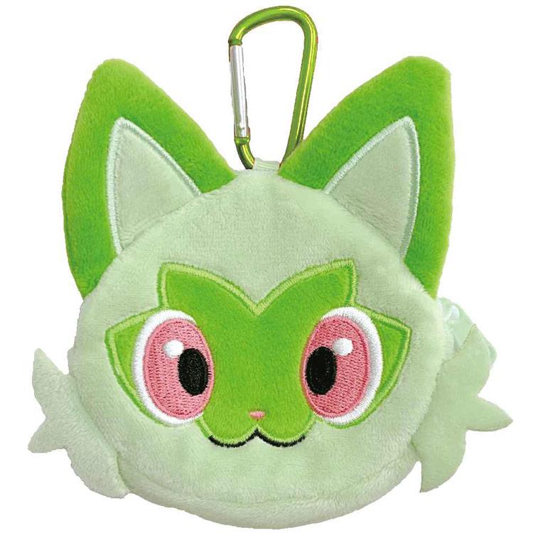 Pokemon Mini Pouch Carabiner - Sprigatito, 4.3"