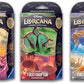 Starter Decks: Amber & Amethyst (Moana & Sorcerer Mickey), Emerald & Ruby (Cruella De Vil & Repunzel) and Sapphire & Steel (Cinderella & Mufasa) (3 Decks) for Lorcana TCG: The First Chapter