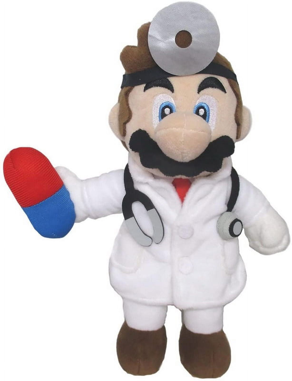 Little Buddy LLC Super Mario Dr. Mario World 10 Inch Plush | Doctor Mario