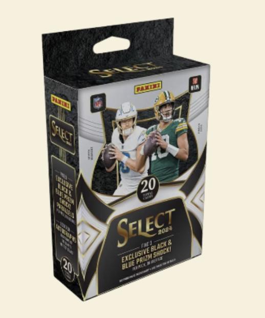 2024 Panini Select Football – Hanger Box (Black & Gold Prizms)