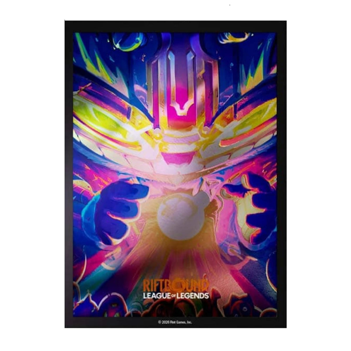 UVS Games Riftbound League of Legends TCG Radiance Ziggs, Hexplosives Expert Art Sleeves #2 – 100 Count Trading Card Protectors