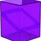 Ultimate Guard Boulder 100+ Clear, Deck Case for 100 Double-Sleeved TCG Cards, Amethyst, Secure & Durable Storage for Trading Card Games, Transparent