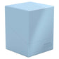 Ultimate Guard Boulder Solid 100+, Deck Case for 100 Double-Sleeved TCG Cards, Baby Blue, Secure & Durable Storage for Trading Card Games, No Transparency