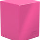 Ultimate Guard Boulder Solid 100+, Deck Case for 100 Double-Sleeved TCG Cards, Neon Pink, Secure & Durable Storage for Trading Card Games, No Transparency