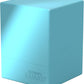 Ultimate Guard Boulder Solid 100+, Deck Case for 100 Double-Sleeved TCG Cards, Turquoise, Secure & Durable Storage for Trading Card Games, No Transparency