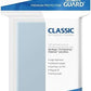 Ultimate Guard Clear Classic Standard Size Soft Sleeves 100 ct Card Sleeves Individual Pack