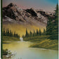 Ultra PRO - Bob Ross Mountain Retreat 9-Pocket Zippered PRO-Binder, Trading Card Collectors Organized Gaming Accessories Artistic Storage Premium Binder Bob Ross Art-Inspired Side-Loading Album