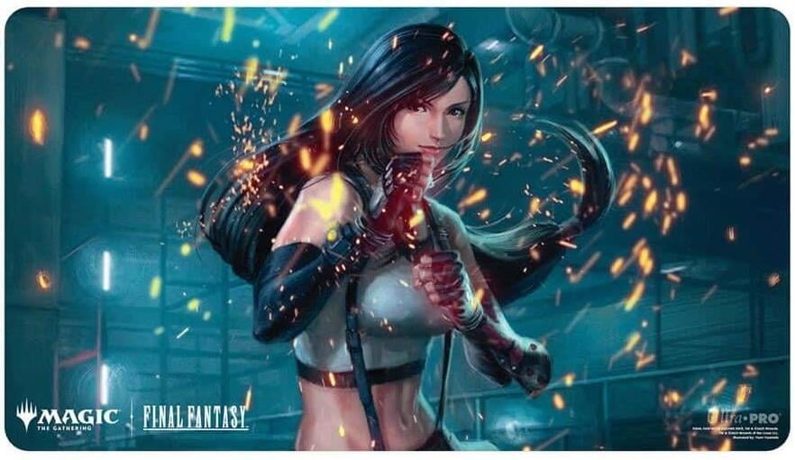 Ultra PRO - Final Fantasy x Universes Beyond Tifa, Martial Artist Playmat for Magic: The Gathering | Card Game Playmat, Final Fantasy Collectibles, Desk Mat Mousepad