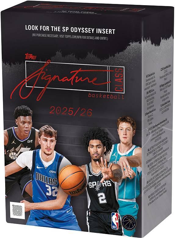 2025-26 Topps Signature Class Basketball Trading Cards Value Box