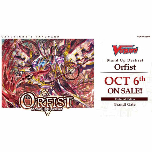 CARDFIGHT!! VANGUARD OVERDRESS: SPECIAL SERIES: STAND-UP DECKSET: ORFIST CASE - 12 DECKS