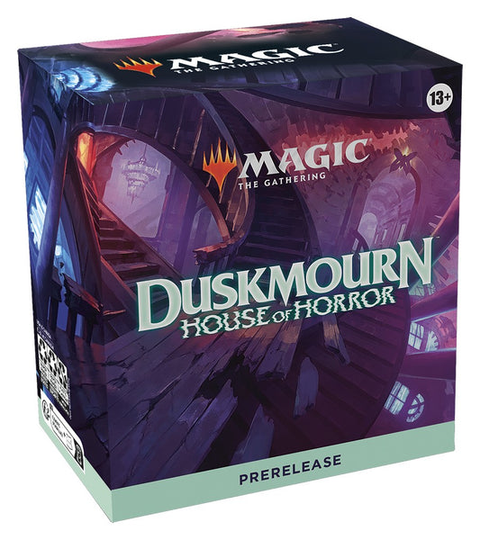 MAGIC THE GATHERING: Duskmourn: House of Horror: PRERELEASE KIT - 6 Play Packs, Dice, Promos - Presale Ships 9/27/2024