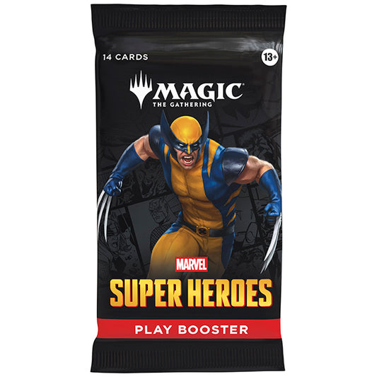 Magic: The Gathering Marvel Super Heroes Play Booster Pack - 14 Cards - Presale Ships 06/26/2026