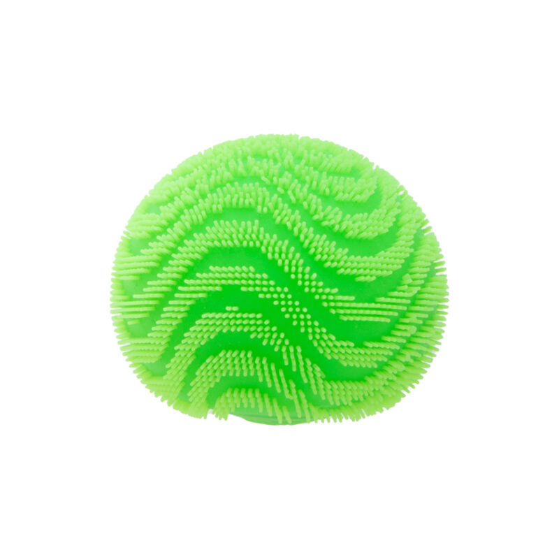 NeeDoh Fuzz Ball Wonder Waves - Sensory Squeeze Toy - Green
