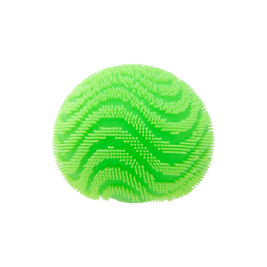 NeeDoh Fuzz Ball Wonder Waves - Sensory Squeeze Toy - Green