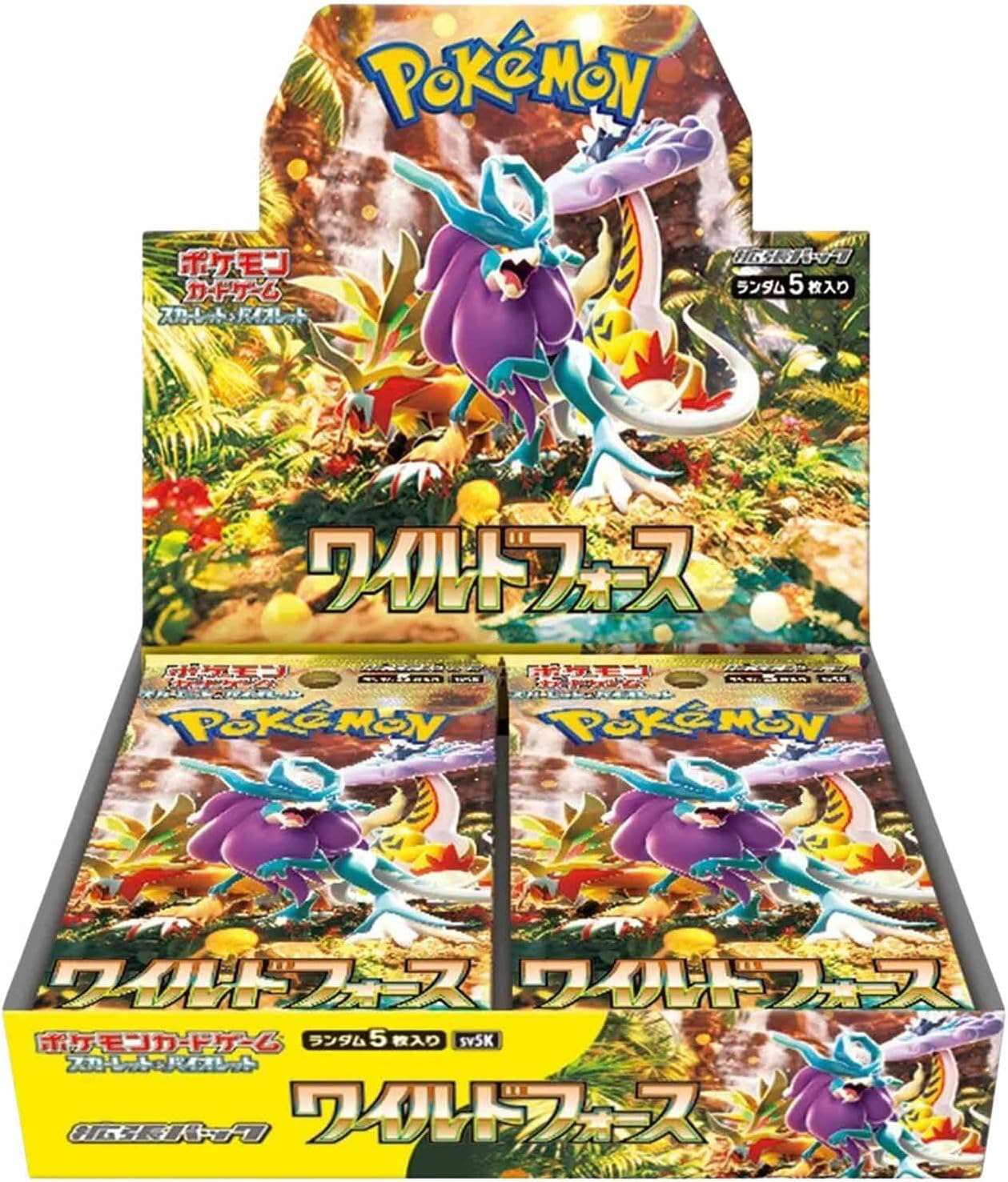 Pokemon Card Game Scarlet & Violet Enhancement Expansion Pack Wild Force Booster Box (Japanese) - 30 Packs