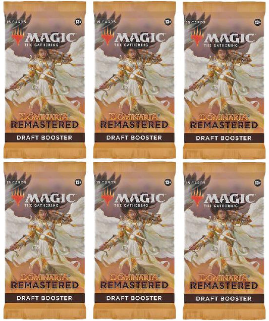 6 Packs MTG Draft Booster Pack Lot MTG Dominaria Remastered
