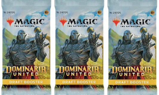 3 Packs MTG Draft Booster Pack Lot MTG Dominaria United