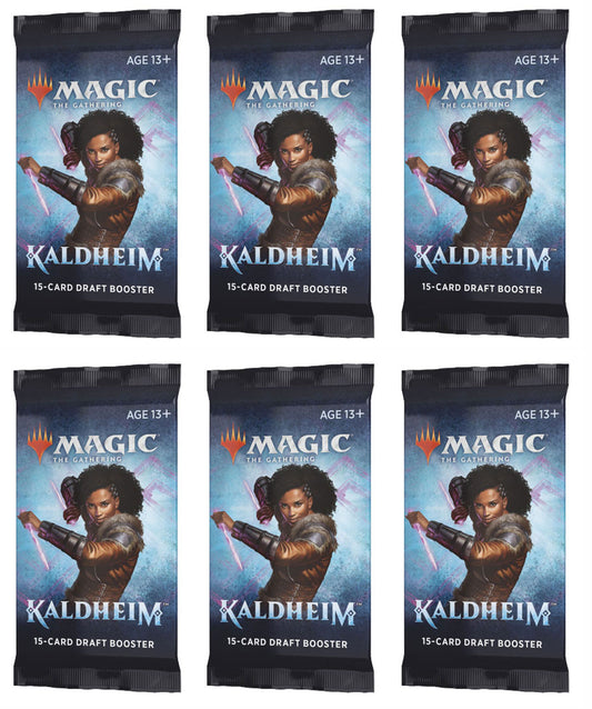 6 Packs MTG Draft Booster Pack Lot MTG Kaldheim
