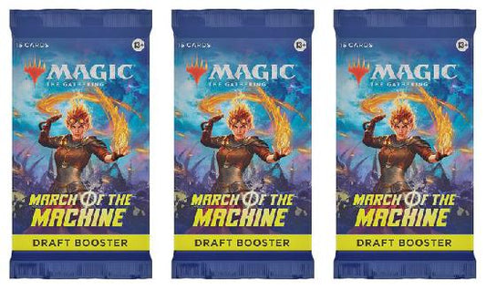 3 Packs MTG Draft Booster Pack Lot MTG March of the Machine