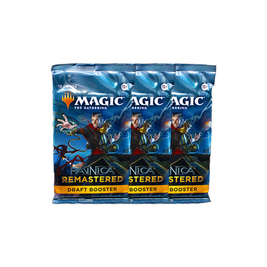 3 Packs Magic: the Gathering Draft Booster Pack Lot MTG Ravnica Remastered