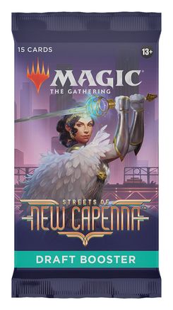 Magic: the Gathering Draft Booster Pack Lot MTG Streets of New Capenna Individual Pack
