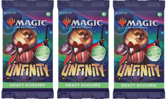 3 Packs Magic: the Gathering Draft Booster Pack Lot MTG Unfinity