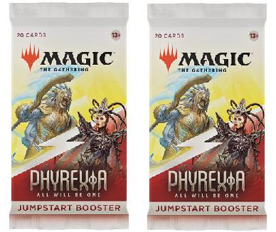 2 Packs Magic: the Gathering Jumpstart Booster Pack Lot MTG Phyrexia all will be one