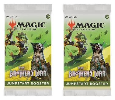 2 Packs Magic: the Gathering Jumpstart Booster Pack Lot MTG The Brothers War
