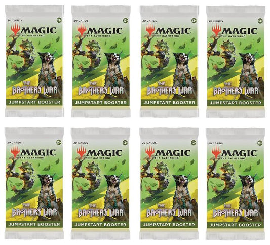 8 Packs Magic: the Gathering Jumpstart Booster Pack Lot MTG The Brothers War