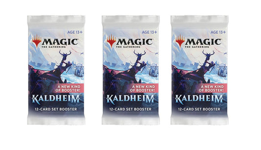 3 Packs MTG Set Booster Pack Lot MTG Kaldheim