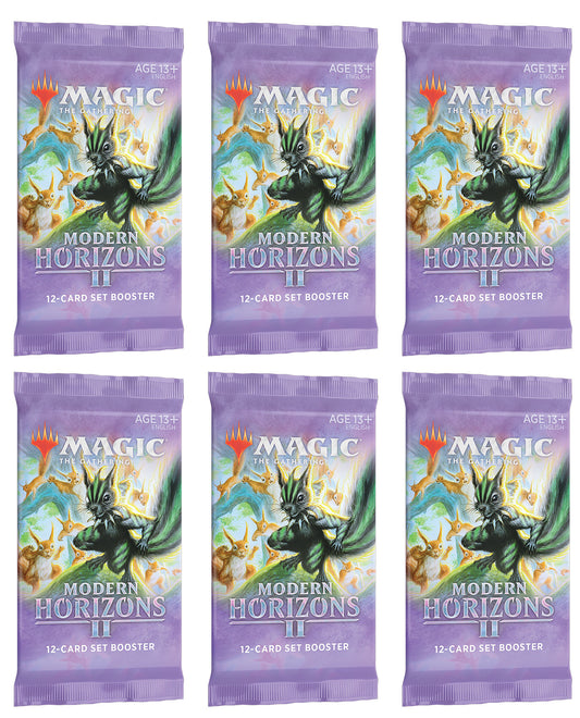 6 Packs MTG Set Booster Pack Lot MTG Modern Horizons 2
