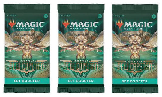 3 Packs MTG Set Booster Pack Lot MTG Streets of New Capenna