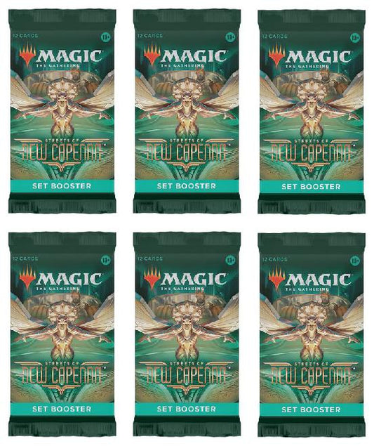 6 Packs MTG Set Booster Pack Lot MTG Streets of New Capenna