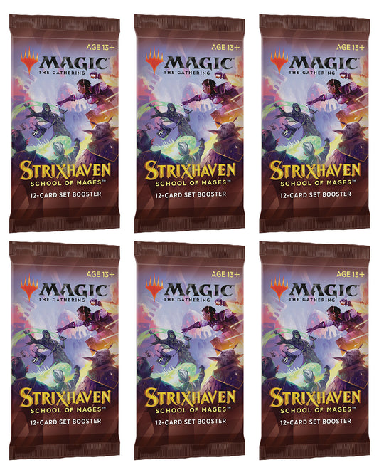 6 Packs MTG Set Booster Pack Lot MTG Strixhaven