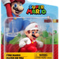 SUPER MARIO Action Figure 2.5 Inch Fire Mario Collectible Toy